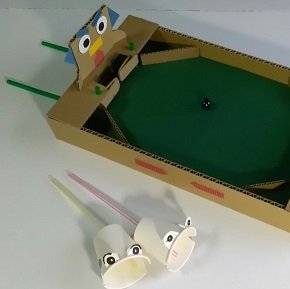 お父さんと作ろう！ゲーム工作～対戦型ゲームのホッケーゲームロボを作ろう！～